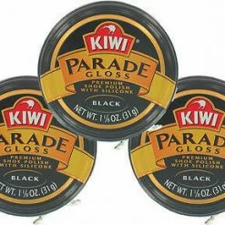 Army Navy Store 3 Pack - Kiwi Black Small Parade Gloss 1-1/8oz. Premium Shoe Polish Bags