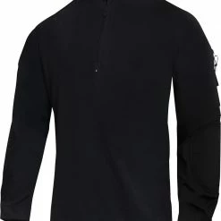 Army Navy Store Black - 1/4 Zip Tactical Airsoft Combat Shirt Shirts