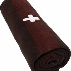Army Navy Store Swiss Army Wool Blanket With Cross Blankets