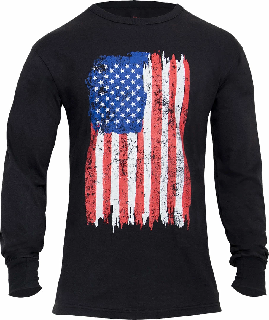 Army Navy Store Red/White/Blue - US Flag Long Sleeve T-Shirt Shirts 3 Army Navy Store Red/White/Blue - US Flag Long Sleeve T-Shirt Shirts