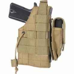 Rothco Coyote Brown - Tactical Military MOLLE Pistol Holster