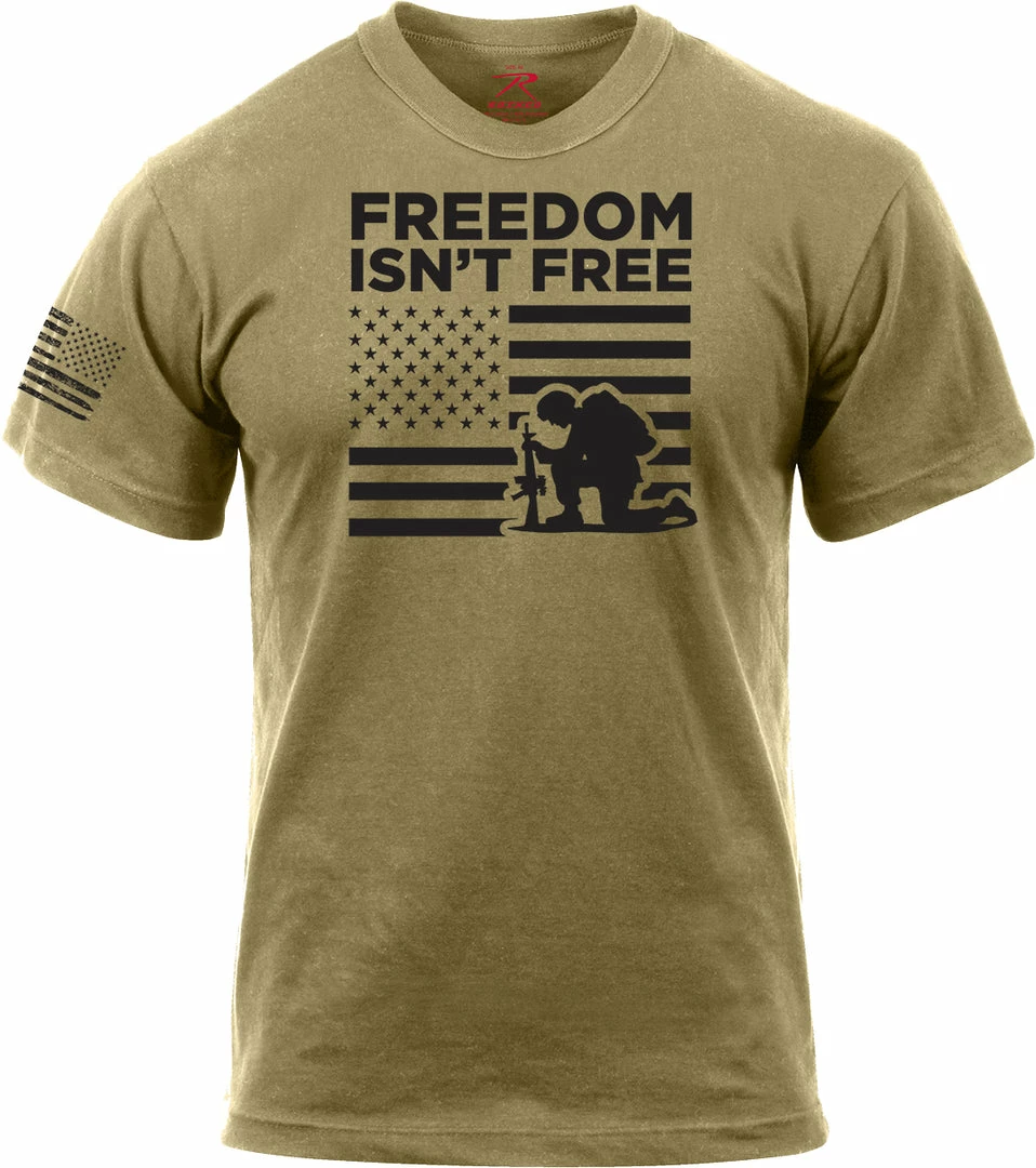Army Navy Store Shirts Coyote Brown - "Freedom Isn't Free" T-Shirt 3 Army Navy Store Shirts Coyote Brown - "Freedom Isn't Free" T-Shirt
