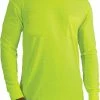 Army Navy Store Safety Green Moisture Wicking Pocket T-Shirt Long Sleeve Performance Shirt 1 Army Navy Store Safety Green Moisture Wicking Pocket T-Shirt Long Sleeve Performance Shirt