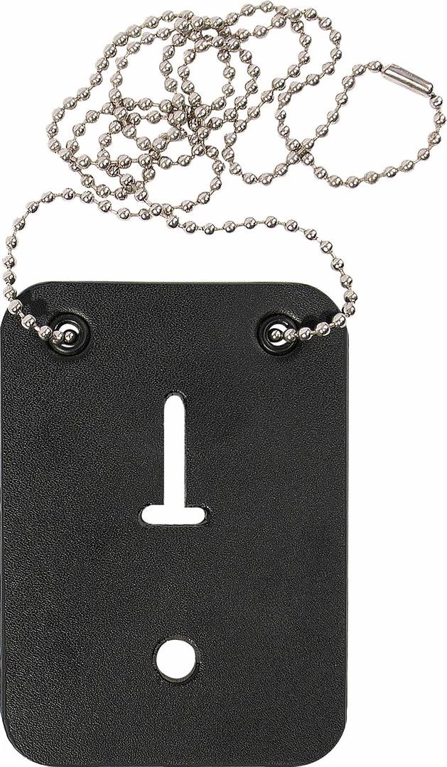 Army Navy Store Low Profile Leather Badge Holder With Chain 4 Army Navy Store Low Profile Leather Badge Holder With Chain