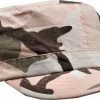 Rothco Subdued Pink Camouflage - Womens Vintage Adjustable Fatigue Cap - Cotton Ripstop