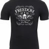 Army Navy Store Shirts Black - Athletic Fit Freedom T-Shirt