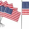 Army Navy Store Single & Six Pack US Stick Flag Parades And Decorations USA Flag