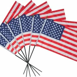 Army Navy Store Single & Six Pack US Stick Flag Parades And Decorations USA Flag 7 Army Navy Store Single & Six Pack US Stick Flag Parades And Decorations USA Flag