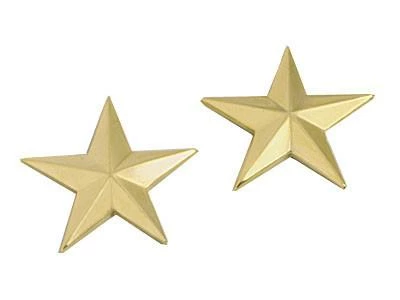 Rothco Insignias / Medals / Ribbons Gold - Military Brigadier General Stars Pin-On Insignia Pair BG 3 Rothco Insignias / Medals / Ribbons Gold - Military Brigadier General Stars Pin-On Insignia Pair BG