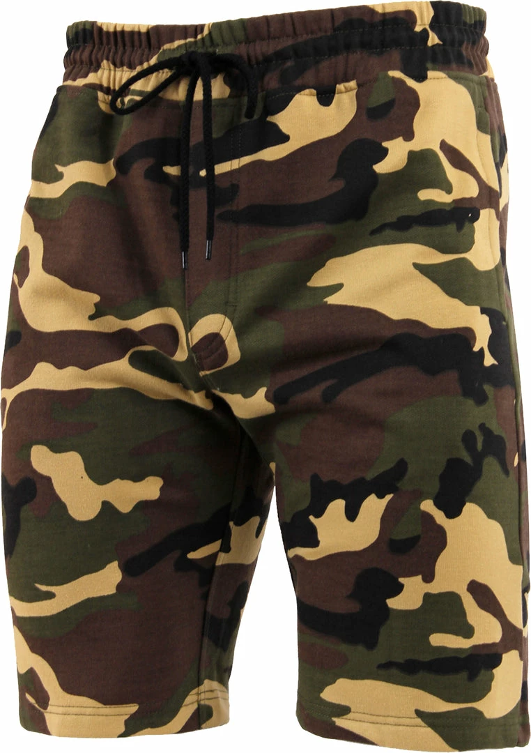 Army Navy Store Woodland Camo - Camo And Solid Color Sweatshorts 3 Army Navy Store Woodland Camo - Camo And Solid Color Sweatshorts