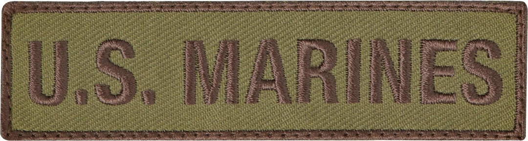 Army Navy Store Patches Coyote Brown - U.S. Marines Patch With Hook Back 3 Army Navy Store Patches Coyote Brown - U.S. Marines Patch With Hook Back