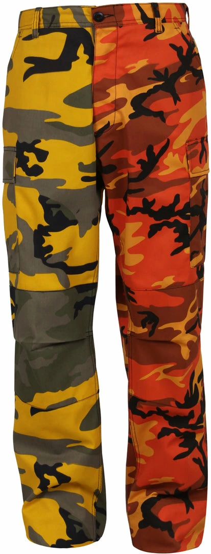 Rothco Stinger Yellow / Savage Orange Camouflage - Two-Tone Military BDU Pants 3 Rothco Stinger Yellow / Savage Orange Camouflage - Two-Tone Military BDU Pants