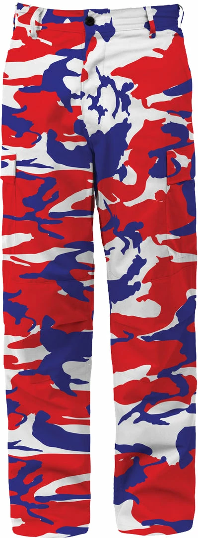 Army Navy Store Red/White/Blue - Color Camo Tactical BDU Pants 3 Army Navy Store Red/White/Blue - Color Camo Tactical BDU Pants