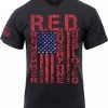 Army Navy Store Shirts Black - Athletic Fit R.E.D. (Remember Everyone Deployed) T-Shirt