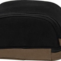 Army Navy Store Camping / Survival Gear Deluxe Canvas Travel Kit Two Tone Dopp Toiletry Bag With Carry Handle