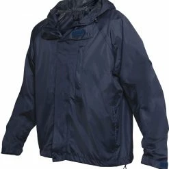 Army Navy Store Jackets / Coats Navy Blue - Packable Rain Jacket