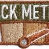 Army Navy Store Suck Meter Morale Hook Patch 2.5" X 1.25" MultiCam