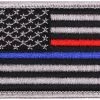 Rothco Patches US American Thin Blue Line (Support The Police) & Thin Red Line (Support The Firefighters) Patch 1 7/8" X 3 3/8 1 Rothco Patches US American Thin Blue Line (Support The Police) & Thin Red Line (Support The Firefighters) Patch 1 7/8" X 3 3/8