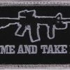 Army Navy Store Black - Come And Take It Morale Patch 1 7/8" X 3" Inches Patches 2 Army Navy Store Black - Come And Take It Morale Patch 1 7/8" X 3" Inches Patches