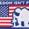 Army Navy Store Freedom Isn't Free Patch With Hook Back 1 Army Navy Store Freedom Isn't Free Patch With Hook Back