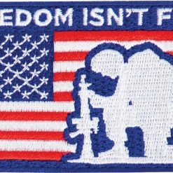 Army Navy Store Freedom Isn't Free Patch With Hook Back