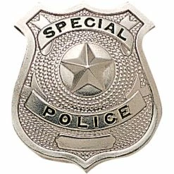 Rothco Law Enforcement Gear Silver - SPECIAL POLICE Pin-On Badge
