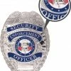 Army Navy Store Law Enforcement Gear Silver - Flexible Security Badge