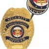 Army Navy Store Law Enforcement Gear Gold - Flexible Security Badge