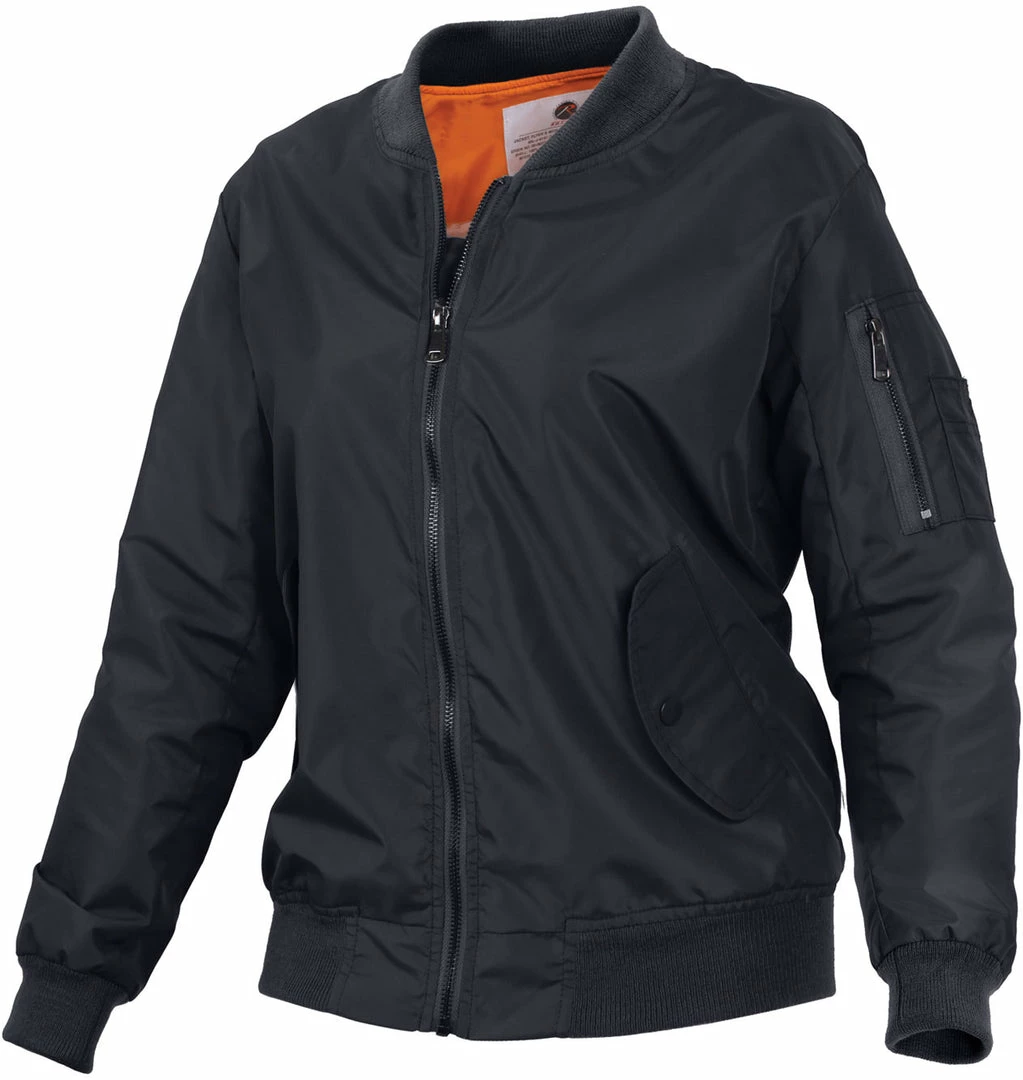 Rothco Womens Lighweight Air Force MA-1 Bomber Flight Jacket Slim Tight Coat Jackets / Coats 4 Rothco Womens Lighweight Air Force MA-1 Bomber Flight Jacket Slim Tight Coat Jackets / Coats