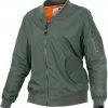 Rothco Womens Lighweight Air Force MA-1 Bomber Flight Jacket Slim Tight Coat Jackets / Coats