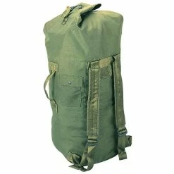 Rothco Olive Drab - Military Enhanced Double Strap Duffle Bag 24 In. X 36 In. - Cordura Nylon Bags