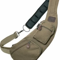 Army Navy Store Vintage Olive Drab - Crossbody Canvas Sling Bag
