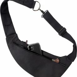 Army Navy Store Black - Crossbody Canvas Sling Bag