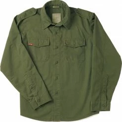 Rothco Shirts Olive Drab - Military Vintage Fatigue Shirt