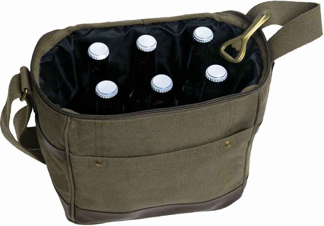 Army Navy Store Bags Olive Drab - Canvas Insulated Cooler Bag 3 Army Navy Store Bags Olive Drab - Canvas Insulated Cooler Bag