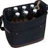 Army Navy Store Bags Black - Canvas Insulated Cooler Bag