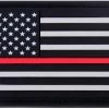 Rothco Thin Red Line Support The Firefighters US Flag PVC Patch 1-7/8" X 3-3/8" Patches 2 Rothco Thin Red Line Support The Firefighters US Flag PVC Patch 1-7/8" X 3-3/8" Patches