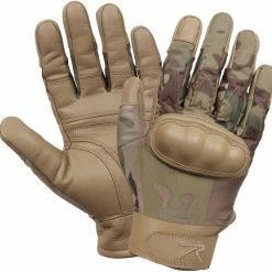 Army Navy Store Multicam - Hard Knuckle Cut And Fire Resistant Gloves