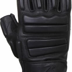 Army Navy Store Black - Fingerless Padded Tactical Gloves