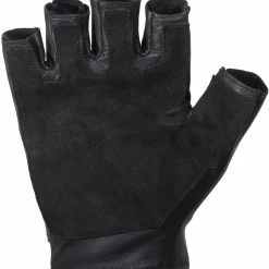 Army Navy Store Black - Fingerless Padded Tactical Gloves