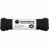 Rothco Black - Polyester 550 LB Tested 100 Feet Paracord Rope Paracord / Rope / Rappelling Gear