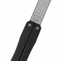 Army Navy Store Folding Pocket Sharpener Portable Handheld Double Sided Knife Sharpener Pocket Tools / Knife Accessories