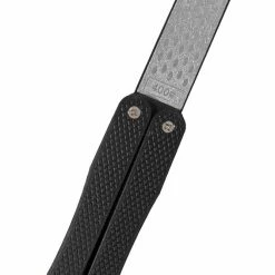 Army Navy Store Folding Pocket Sharpener Portable Handheld Double Sided Knife Sharpener Pocket Tools / Knife Accessories