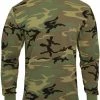 Army Navy Store Woodland Camo - Long Sleeve Vintage T-Shirt Shirts