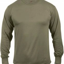Army Navy Store Coyote Brown - Moisture Wicking Long Sleeve T-Shirt Shirts
