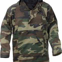 Army Navy Store Jackets / Coats Woodland Camo - Anorak Parka