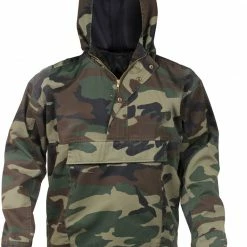 Army Navy Store Jackets / Coats Woodland Camo - Anorak Parka