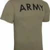 Army Navy Store Coyote Brown Army Physical Training T-Shirt Shirts