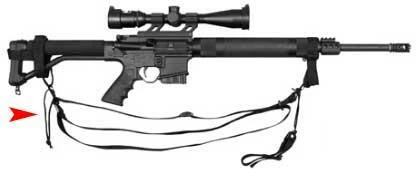 Rothco Hunting / Shooting Gear Black - Military Style 3-Point Rifle Sling 3 Rothco Hunting / Shooting Gear Black - Military Style 3-Point Rifle Sling