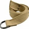 Rothco Khaki - Military Vintage D-Ring Belt With Chrome Buckle Belts / Suspenders 2 Rothco Khaki - Military Vintage D-Ring Belt With Chrome Buckle Belts / Suspenders